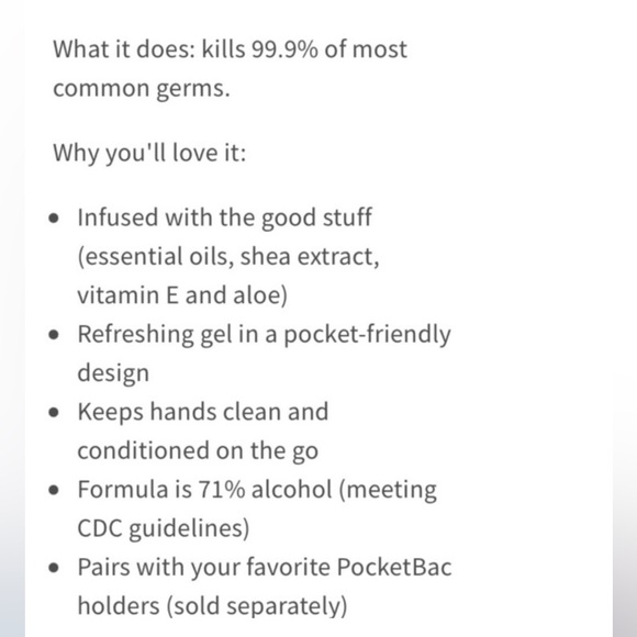 🍁🍂🧁🫐BBW  FALL BAKERY 2024 COLLECTION  POCKETBAC HAND GELS SET  of 5 NWT - Picture 3 of 7